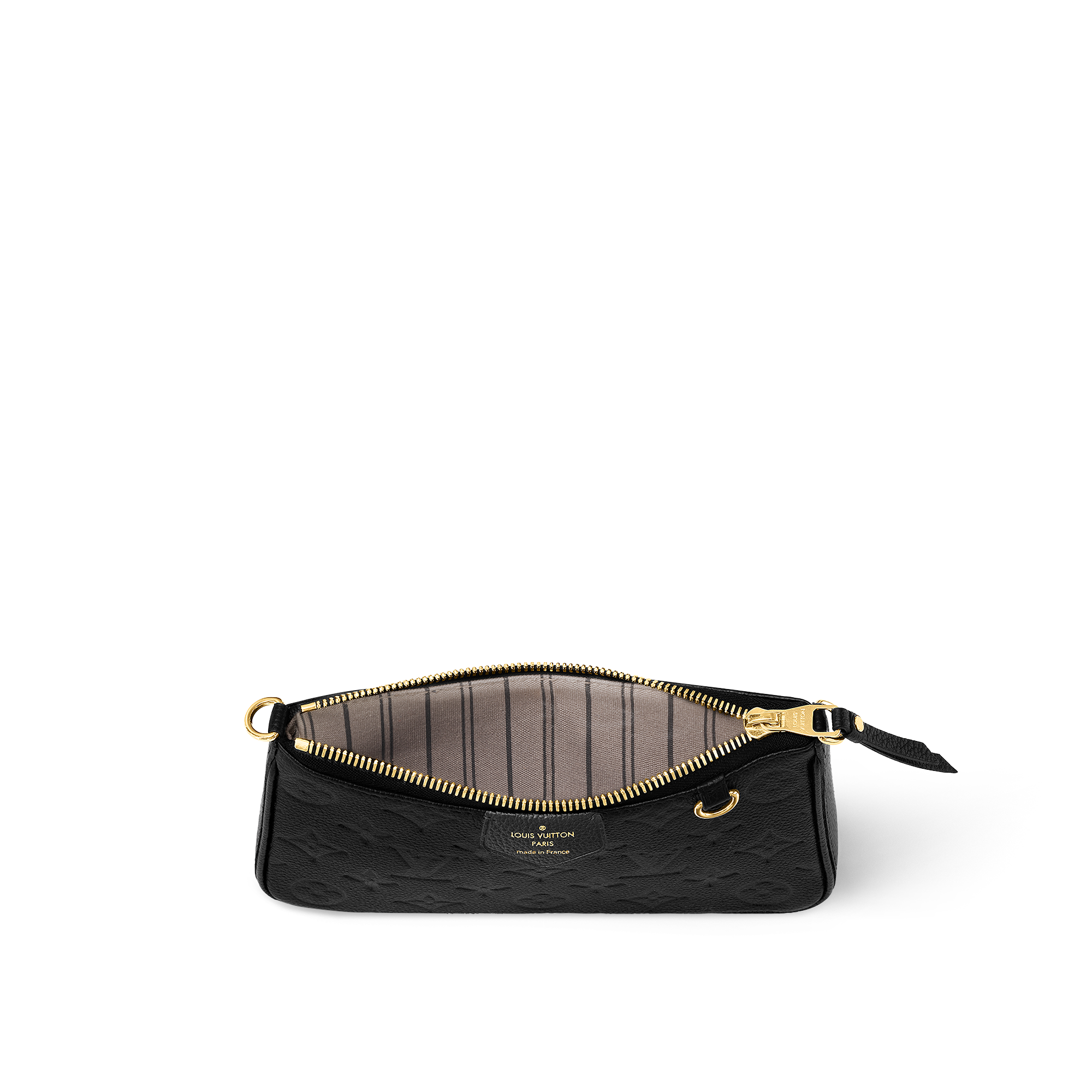 Easy Pouch On Strap - Luxury Monogram Empreinte Leather Black 